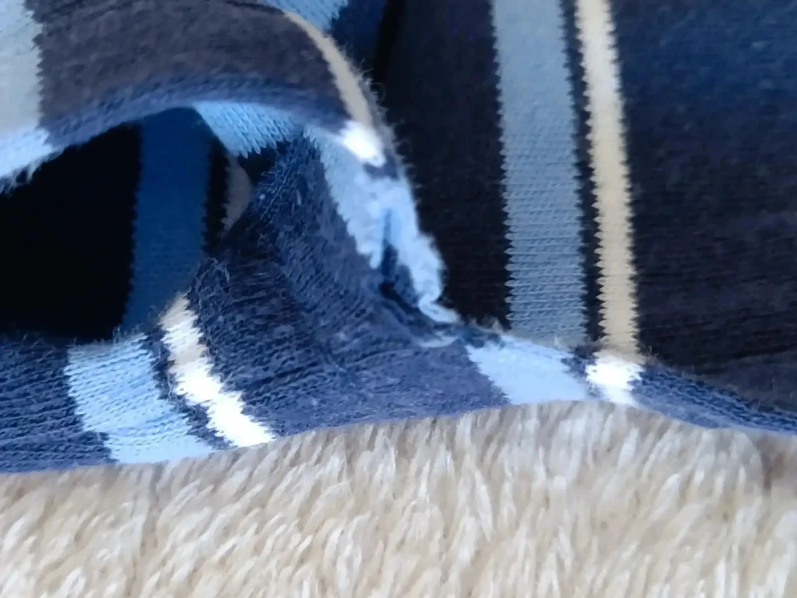 Polo Ralph Lauren marine met blauwe en witte strepen, groen geborduurd logo, maat M – photo 7